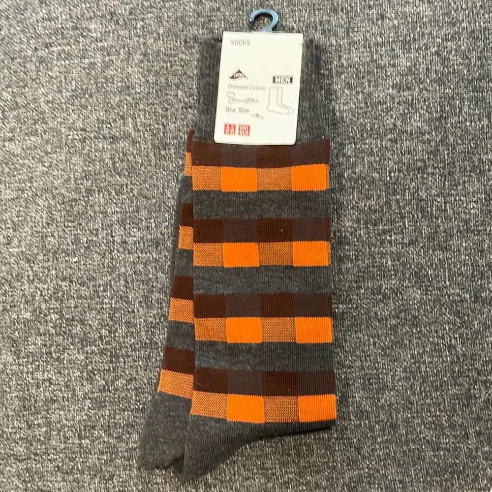 Uniqlo Lycra/Supima socks NEW OLD STOCK
